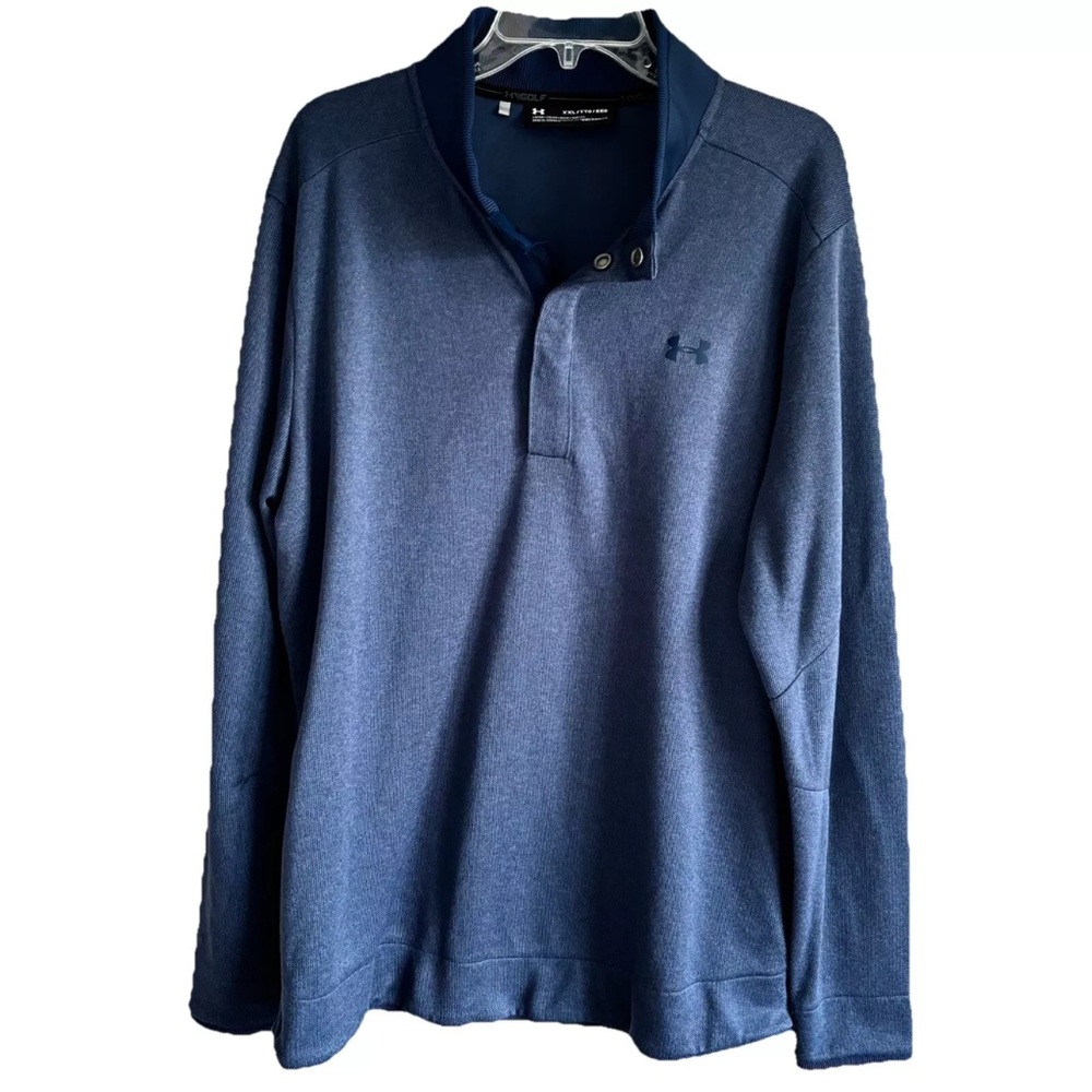 Under Armour Storm Golf Sweaterfleece Snap Mock Shirt